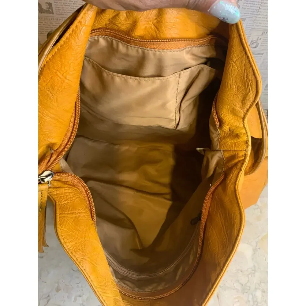 Marc Jacobs Leather Woven Hobo Bag